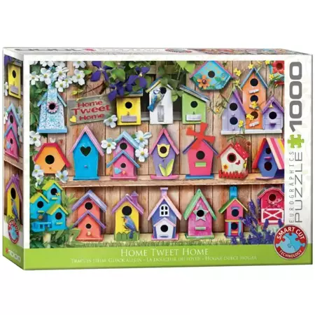 Puzzle 1000 Bird Houses 6000-5328 - Eurographics