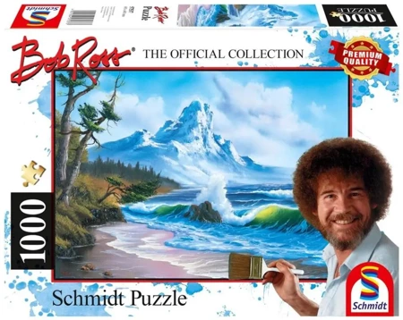 Puzzle 1000 Bob Ross, Góra nad morzem - G3