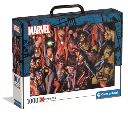 Puzzle 1000 Brief Case Marvel 2022 - Clementoni