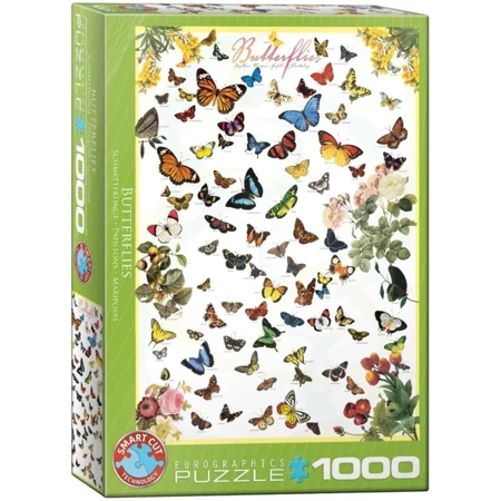 Puzzle 1000 Butterflies 6000-0077 - Eurographics