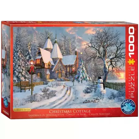 Puzzle 1000 Christmas Cottage 6000-0790 - Eurographics