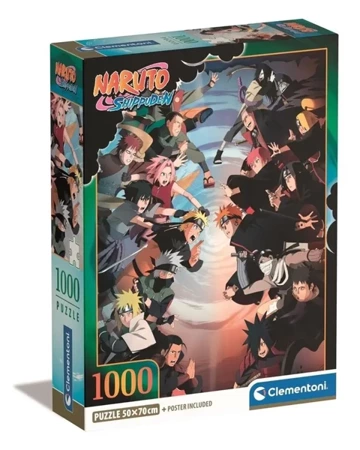 Puzzle 1000 Compact Anime Naruto Shippuden - Clementoni