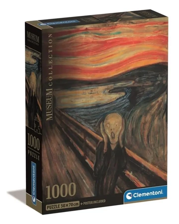 Puzzle 1000 Compact Museum L'Urlo Di Munch - Clementoni