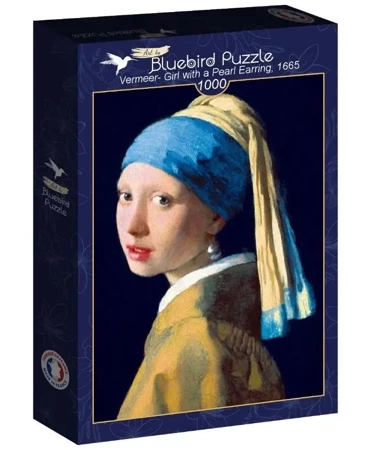 Puzzle 1000 Dziewczyna z perłą, Vermeer - Bluebird Puzzle