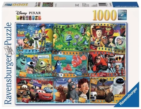 Puzzle 1000 Filmy Disney Pixar - Ravensburger