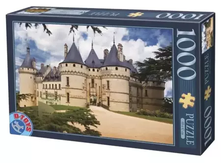 Puzzle 1000 Francja, Zamek Chaumont - D-Toys