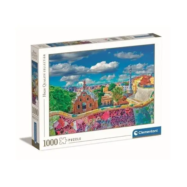 Puzzle 1000 HQC Park Guell Barcelona - Clementoni