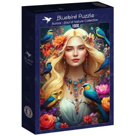 Puzzle 1000 Kolekcja natury - Aurora - Bluebird Puzzle