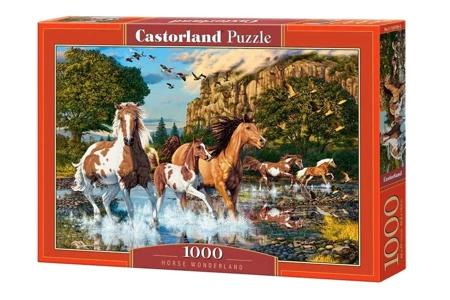 Puzzle 1000 Konie CASTOR - Castorland