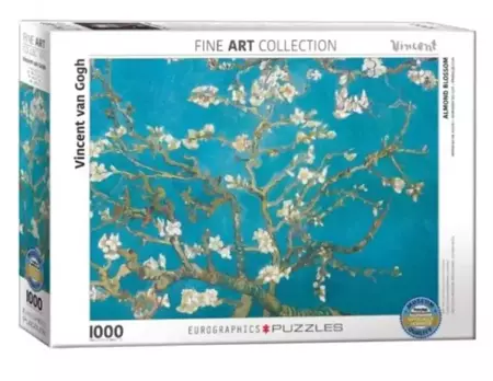 Puzzle 1000 Kwitnące drzewo migdałowca - Eurographics