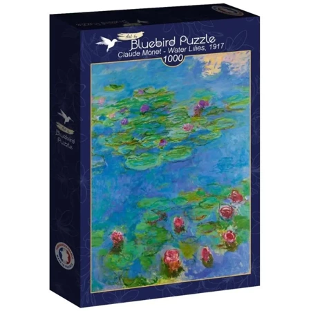 Puzzle 1000 Lilie wodne, Claude Monet - Bluebird Puzzle