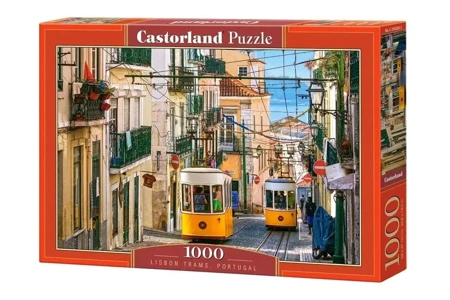 Puzzle 1000 Lisbon Trams Portugal CASTOR - Castorland