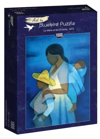 Puzzle 1000 Louis Toffoli, Matka z dziećmi,1973 - Bluebird Puzzle