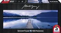 Puzzle 1000 Mark Gray Lake Wakatipu / Nowa Zelandia panorama - Schmidt