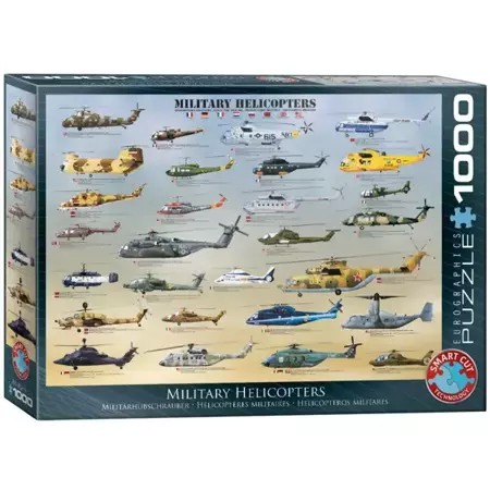 Puzzle 1000 Military Helicopters 6000-0088 - Eurographics