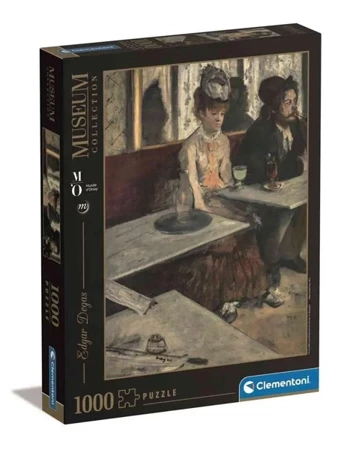 Puzzle 1000 Musseum Degas Dans un cafe - Clementoni