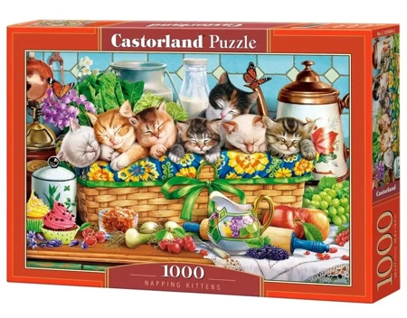 Puzzle 1000 Napping Kittens CASTOR - Castorland