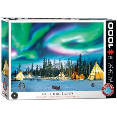 Puzzle 1000 Northern Lights Yellowknif 6000-5435 - Eurographics