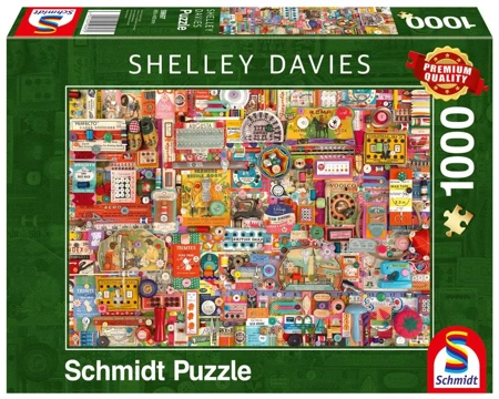 Puzzle 1000 PQ Akcesoria do szycia S. Davies 109969 - Schmidt Spiele Puzzle