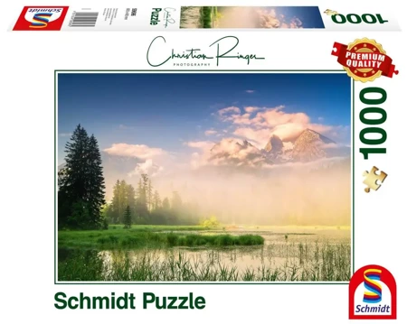 Puzzle 1000 PQ C. RINGER Jezioro Taubensee - Schmidt Spiele Puzzle