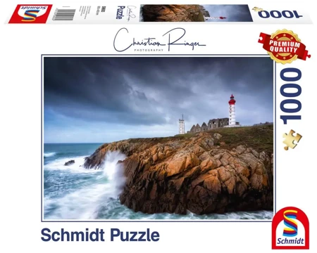 Puzzle 1000 PQ C. RINGER St. Mathieu/Francja - Schmidt Spiele Puzzle