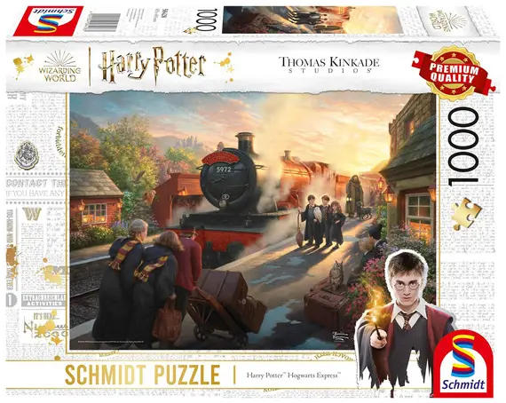 Puzzle 1000 PQ T.Kinkade Harry Potter Hogwart Ekspres 113474 - Schmidt Spiele Puzzle