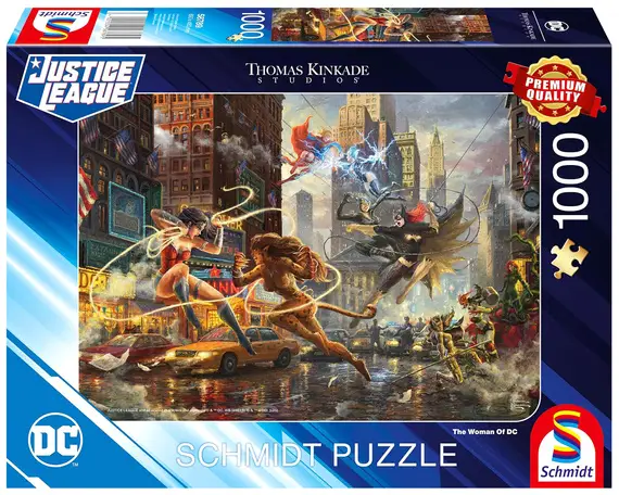 Puzzle 1000 PQ T.Kinkade Kobiety z uniwersum DC Comics - Schmidt Spiele Puzzle