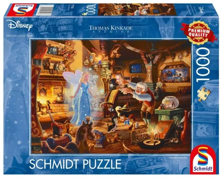 Puzzle 1000 PQ T. Kinkade Pinokio Disney 112330 - Schmidt Spiele Puzzle