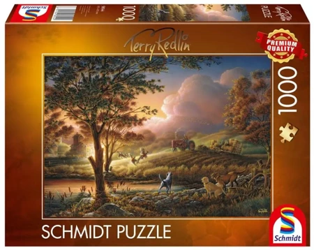 Puzzle 1000 PQ Terry Redlin Żniwa w blasku słońca - Schmidt