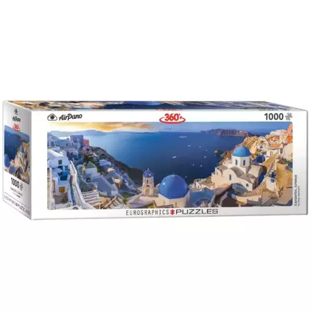 Puzzle 1000 Panoramic Santorini Greece 6010-5300 - Eurographics