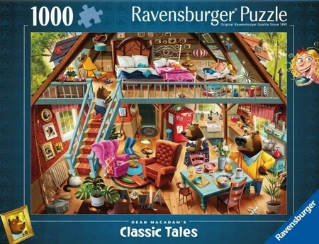 Puzzle 1000 Porwanie Złotowłosej - Ravensburger