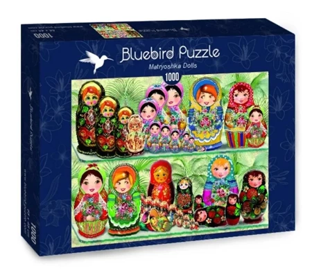 Puzzle 1000 Rosyjskie laleczki-Matryjoszki - Bluebird Puzzle