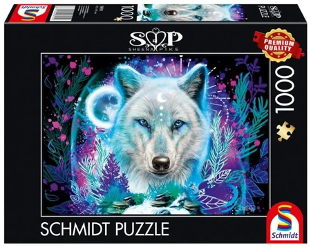 Puzzle 1000 Sheena Pike Arktyczny wilk - Schmidt