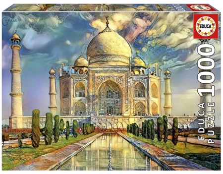 Puzzle 1000 Taj Mahal, Indie - Educa