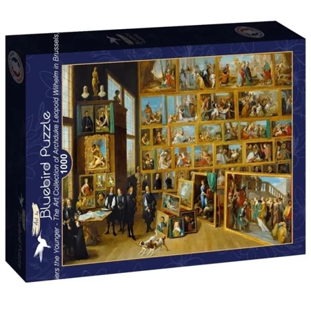 Puzzle 1000 Taniers, Kolekcja Sztuki w Brukseli - Bluebird Puzzle