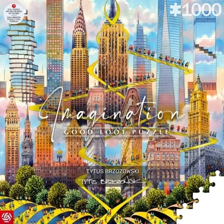 Puzzle 1000 Tytus Brzozowski Nowy Jork / New York - Good Loot