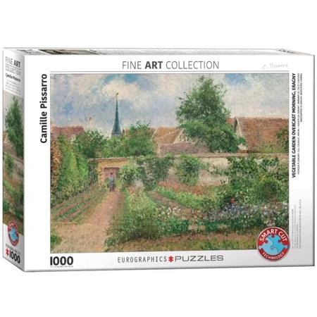 Puzzle 1000 Vegetable Garden Overcast by Pissaro 6000-0825 - Eurographics