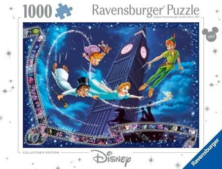 Puzzle 1000 Walt Disney - Piotruś Pan - Ravensburger