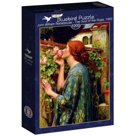 Puzzle 1000 Waterhouse, Dusza róży - Bluebird Puzzle