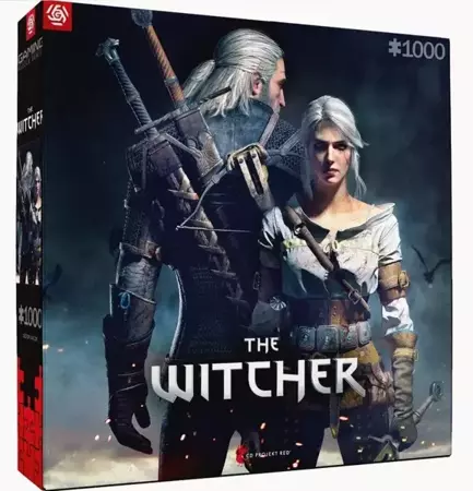 Puzzle 1000 Wiedźmin: Geralt & Ciri - Good Loot