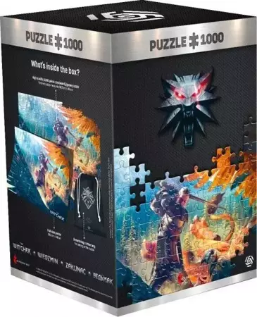 Puzzle 1000 Wiedźmin: Griffin Fight - Good Loot