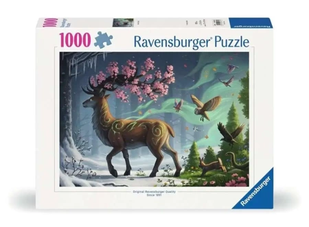 Puzzle 1000 Wiosenny jeleń - Ravensburger