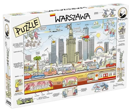 Puzzle 1000 elementów autorstwa Andrzeja Mleczki - Warszawa - MDR