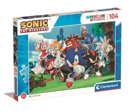 Puzzle 104 Super Color Sonic - Clementoni