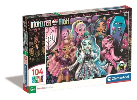 Puzzle 104 Super Kolor Monster High - Clementoni