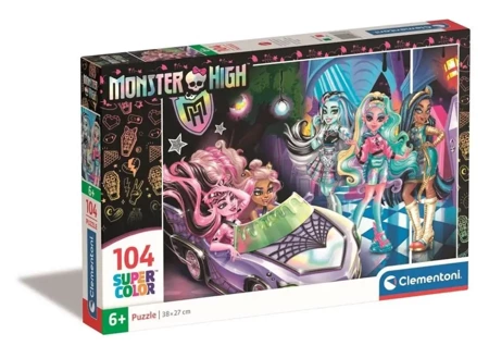 Puzzle 104 Super Kolor Monster High - Clementoni