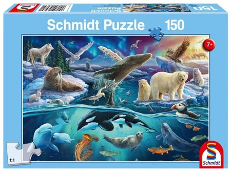 Puzzle 150 Arktyczne zwierzęta G3 - Schmidt