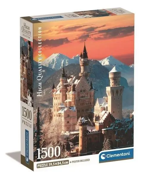 Puzzle 1500 Compact Neuschwanstein - Clementoni