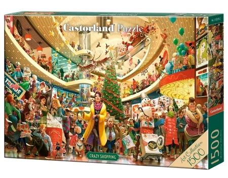 Puzzle 1500 Crazy Shopping CASTOR - Castorland