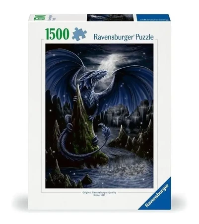 Puzzle 1500 Czarny smok - Ravensburger